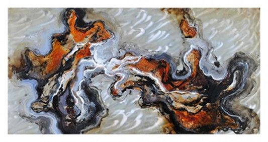 Ren Wil - Blending Waters Rectangular Metal Wall Art - W6117 veiw 1