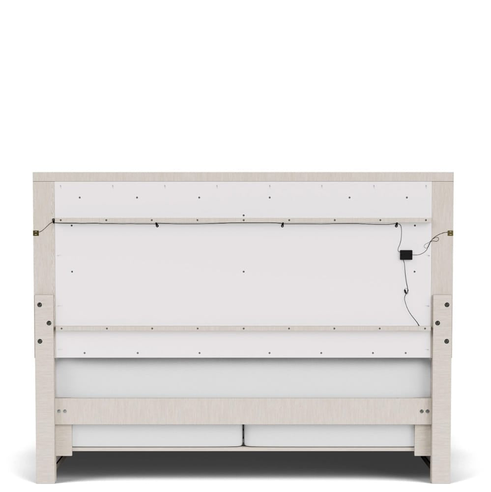 Riverside Furniture - Alexis - King Uph Panel Bed - Latte Essence view 4