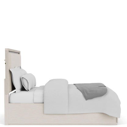 Riverside Furniture - Alexis - King Uph Storage Bed - Latte Essence view 3