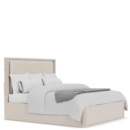 Riverside Furniture - Alexis - Queen Uph Panel Bed - Latte Essence view 1