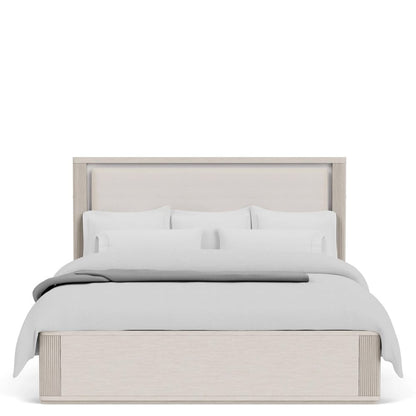 Riverside Furniture - Alexis - Queen Uph Panel Bed - Latte Essence view 2