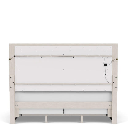 Riverside Furniture - Alexis - Queen Uph Panel Bed - Latte Essence view 5