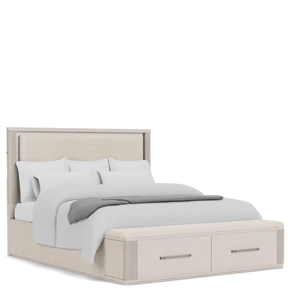 Riverside Furniture - Alexis - Queen Uph Storage Bed - Latte Essence view 1