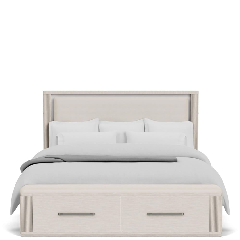 Riverside Furniture - Alexis - Queen Uph Storage Bed - Latte Essence view 2