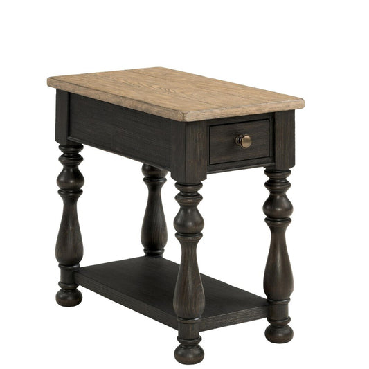 Riverside Furniture - Barrington Two Tone Chairside Table - 32312 veiw 1
