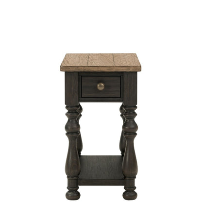 Riverside Furniture - Barrington Two Tone Chairside Table - 32312 veiw 2