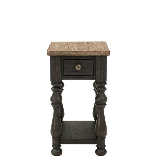 Riverside Furniture - Barrington Two Tone Chairside Table - 32312 veiw 2