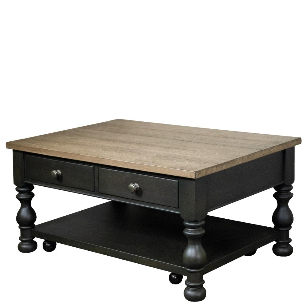 Riverside Furniture - Barrington Two Tone Rectangular Coffee Table - 32302 veiw 1