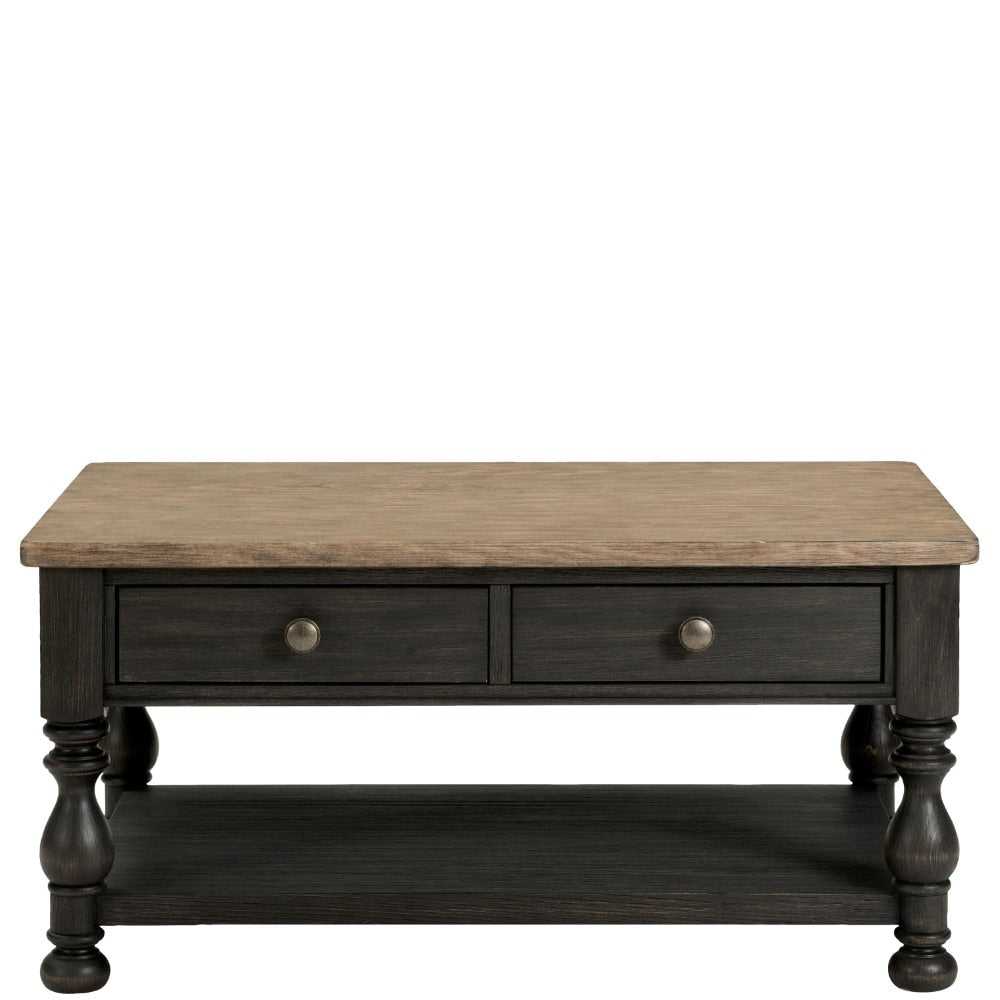 Riverside Furniture - Barrington Two Tone Rectangular Coffee Table - 32302 veiw 2