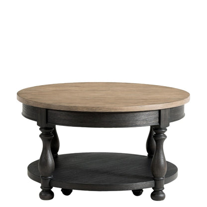 Riverside Furniture - Barrington Two Tone Round Coffee Table - 32301 veiw 2