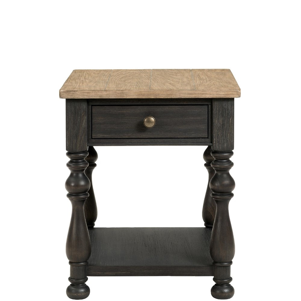 Riverside Furniture - Barrington Two Tone Side Table - 32309 veiw 1