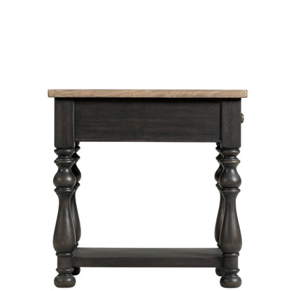 Riverside Furniture - Barrington Two Tone Side Table - 32309 veiw 2
