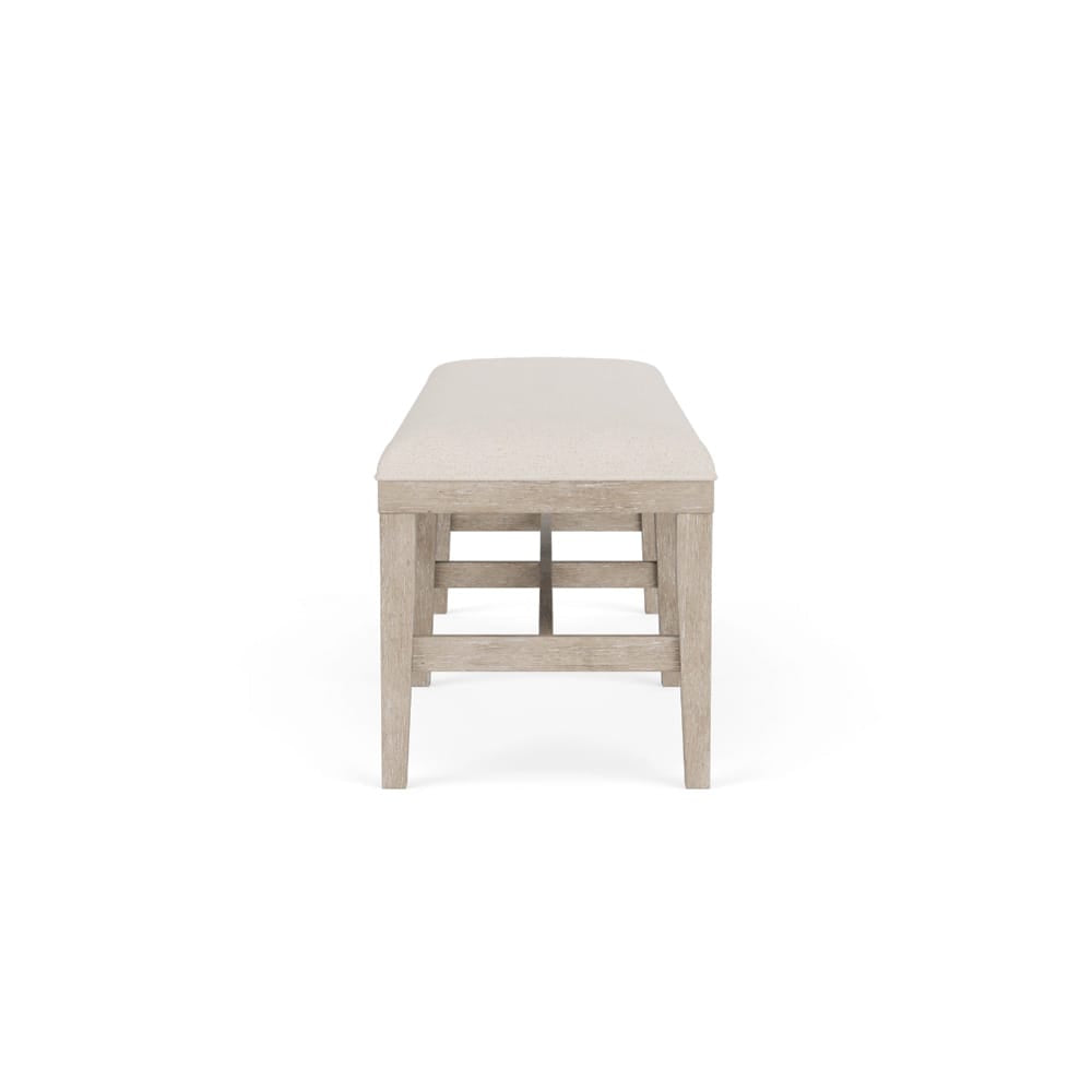 Riverside Furniture - Bennett - 58" Uph Dining Bench 1in - Frosted Gray - 79255 view 4