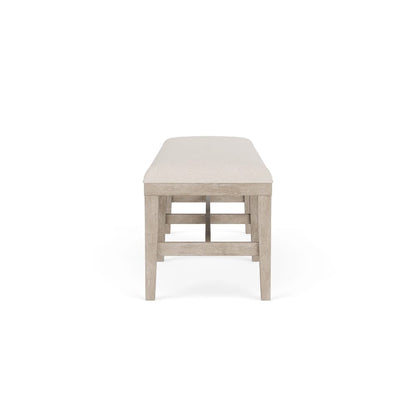 Riverside Furniture - Bennett - 58" Uph Dining Bench 1in - Frosted Gray - 79255 view 4