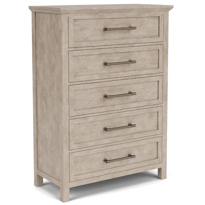Riverside Furniture - Bennett - Five Drawer Chest - Frosted Gray - 79265 view 1