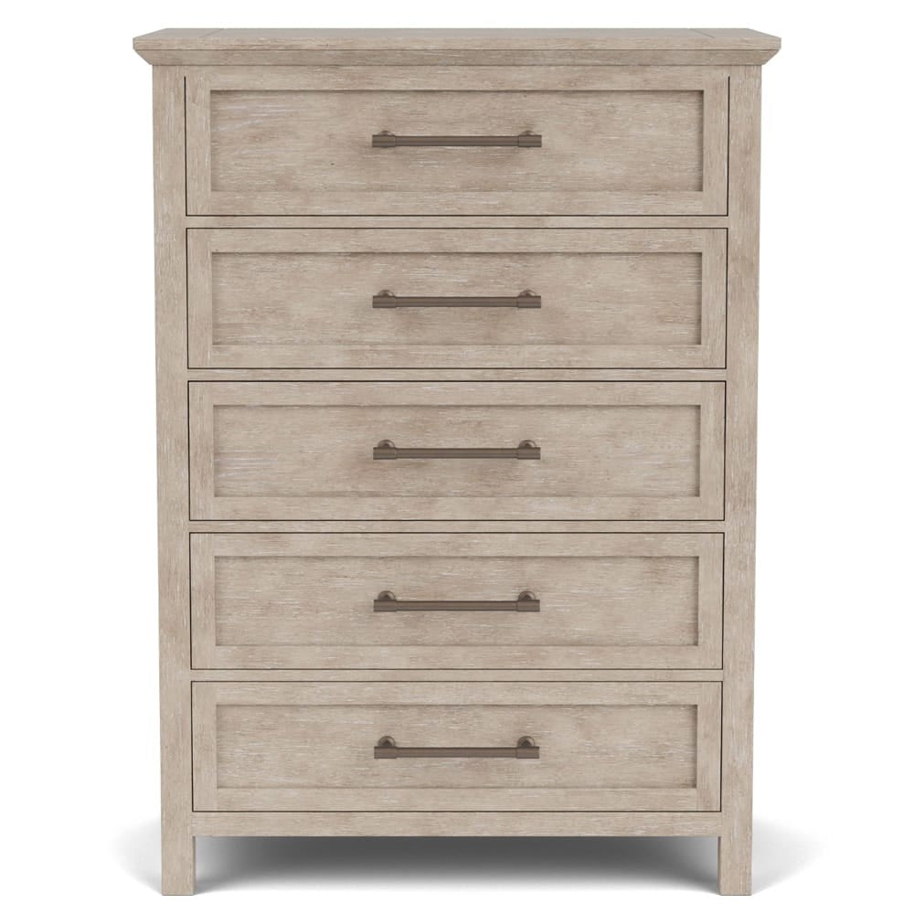 Riverside Furniture - Bennett - Five Drawer Chest - Frosted Gray - 79265 view 2