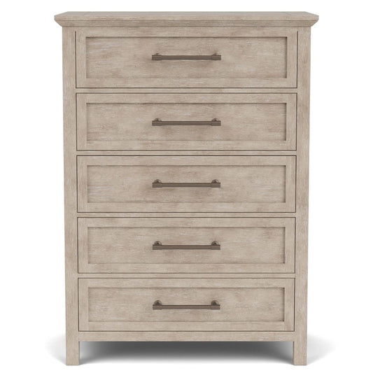 Riverside Furniture - Bennett - Five Drawer Chest - Frosted Gray - 79265 view 2