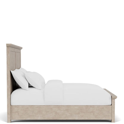 Riverside Furniture - Bennett - King Bed - Frosted Gray view 3