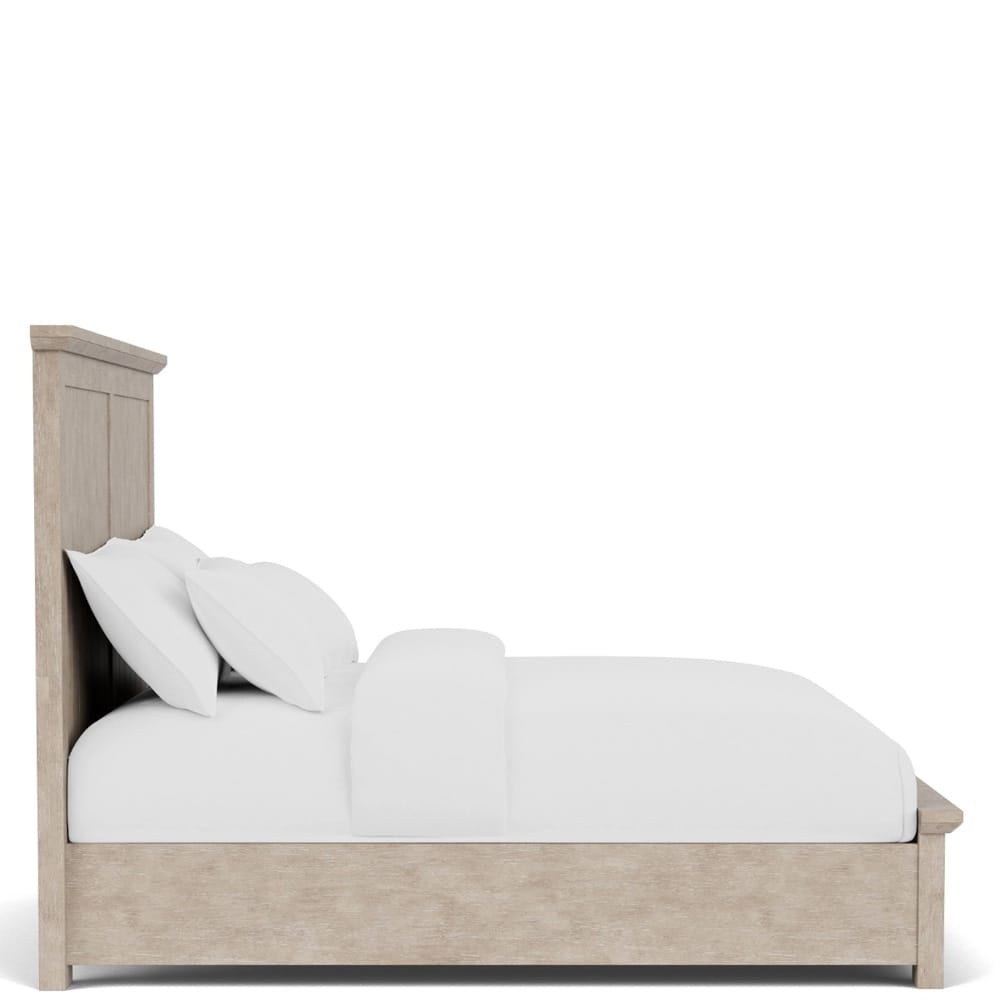 Riverside Furniture - Bennett - King Storage Bed - Frosted Gray view 4