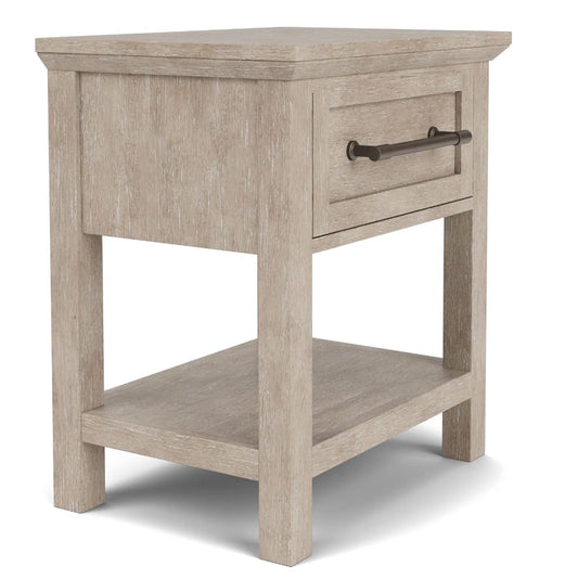 Riverside Furniture - Bennett - One Drawer Nightstand - Frosted Gray - 79268 view 1