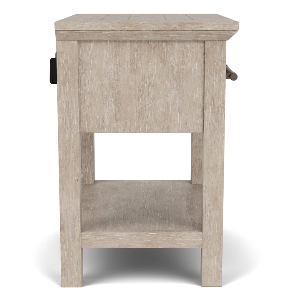 Riverside Furniture - Bennett - One Drawer Nightstand - Frosted Gray - 79268 view 5