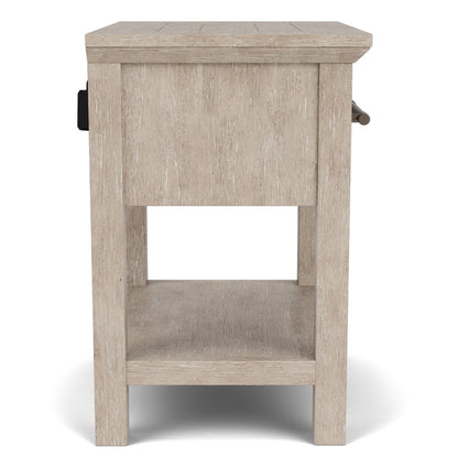 Riverside Furniture - Bennett - One Drawer Nightstand - Frosted Gray - 79268 view 5