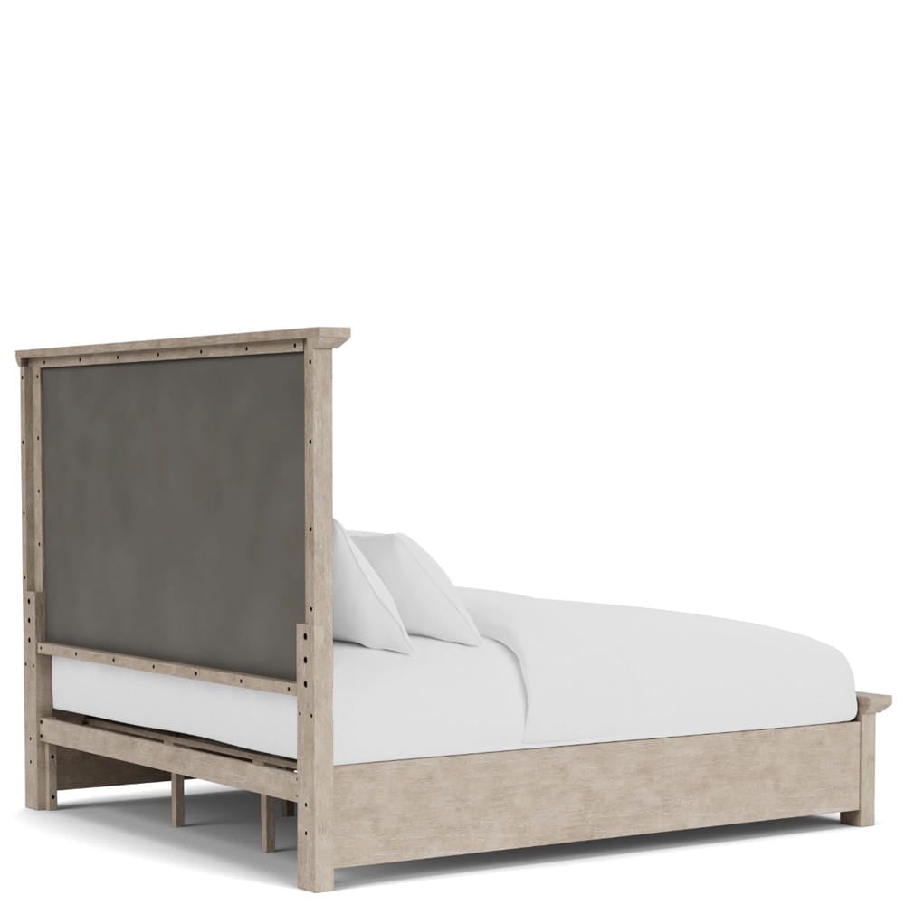 Riverside Furniture - Bennett - Queen Storage Bed - Frosted Gray view 4