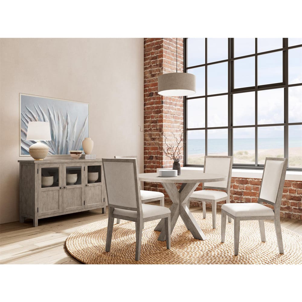 Riverside Furniture - Bennett - Round Dining Table - Frosted Gray - 79252 view 6