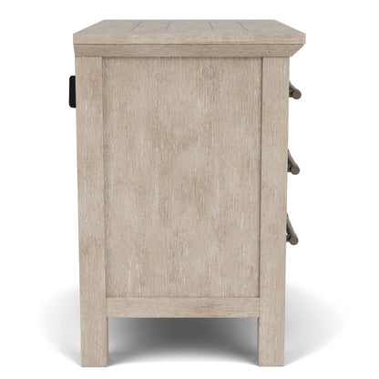 Riverside Furniture - Bennett - Three Drawer Nightstand - Frosted Gray - 79269 view 4