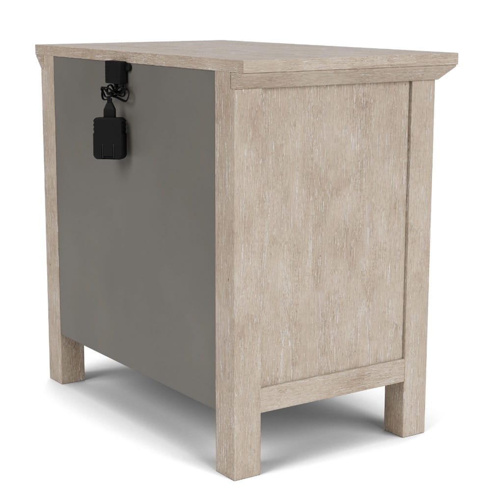 Riverside Furniture - Bennett - Three Drawer Nightstand - Frosted Gray - 79269 view 5