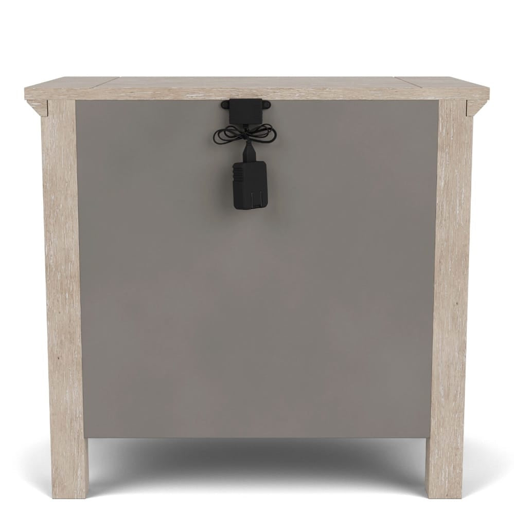 Riverside Furniture - Bennett - Three Drawer Nightstand - Frosted Gray - 79269 view 6