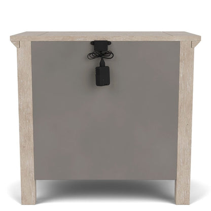Riverside Furniture - Bennett - Three Drawer Nightstand - Frosted Gray - 79269 view 6