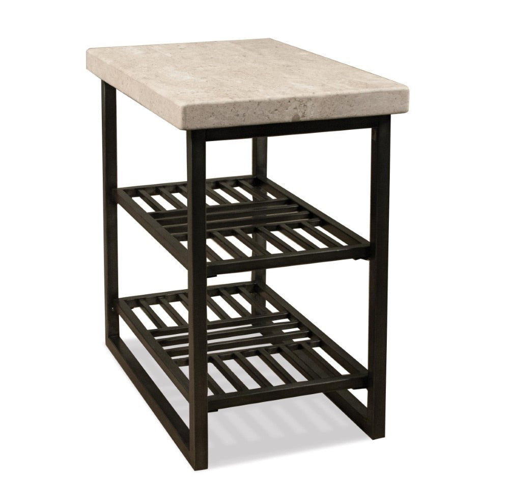 Riverside Furniture - Capri Chairside Table - 77712 veiw 1