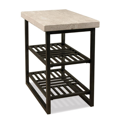 Riverside Furniture - Capri Chairside Table - 77712 veiw 1