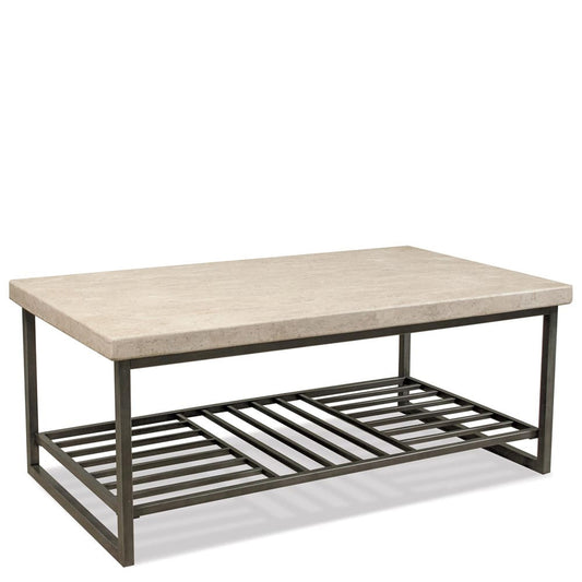 Riverside Furniture - Capri - Cocktail Table - Alabaster Travertine - 77702 view 1