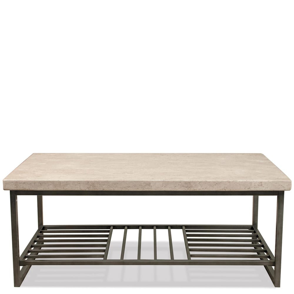 Riverside Furniture - Capri - Cocktail Table - Alabaster Travertine - 77702 view 2