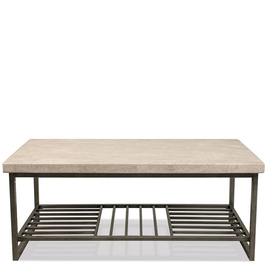 Riverside Furniture - Capri - Cocktail Table - Alabaster Travertine - 77702 view 2