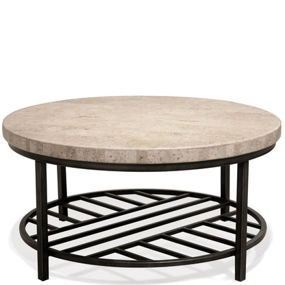 Riverside Furniture - Capri Round Coffee Table - 77701 veiw 2