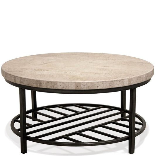 Riverside Furniture - Capri Round Coffee Table - 77701 veiw 2