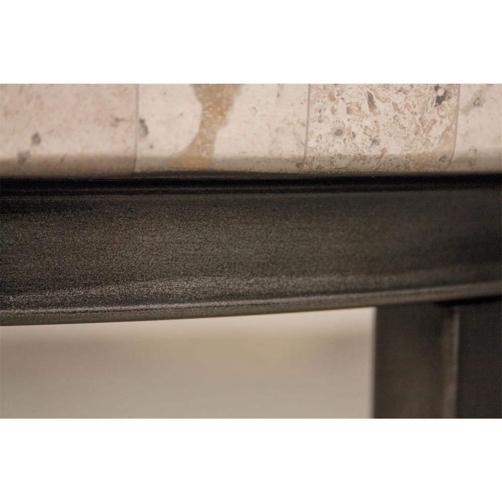 Riverside Furniture - Capri - Round End Table - Alabaster Travertine - 77708 view 4