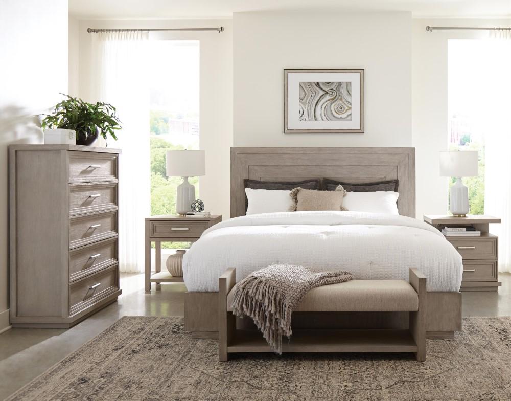Riverside Furniture - Cascade King Panel Bed veiw 5