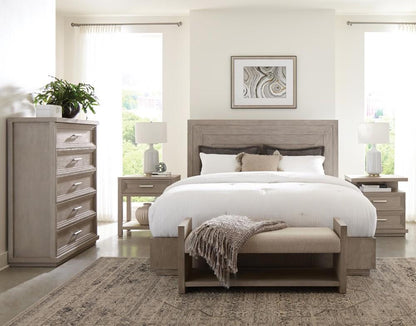 Riverside Furniture - Cascade King Panel Bed veiw 5
