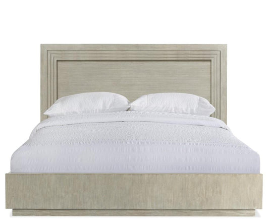 Riverside Furniture - Cascade Queen Illuminated Panel Bed veiw 1