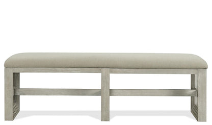 Riverside Furniture - Cascade Upholstered Dining Bench - 73444 veiw 3