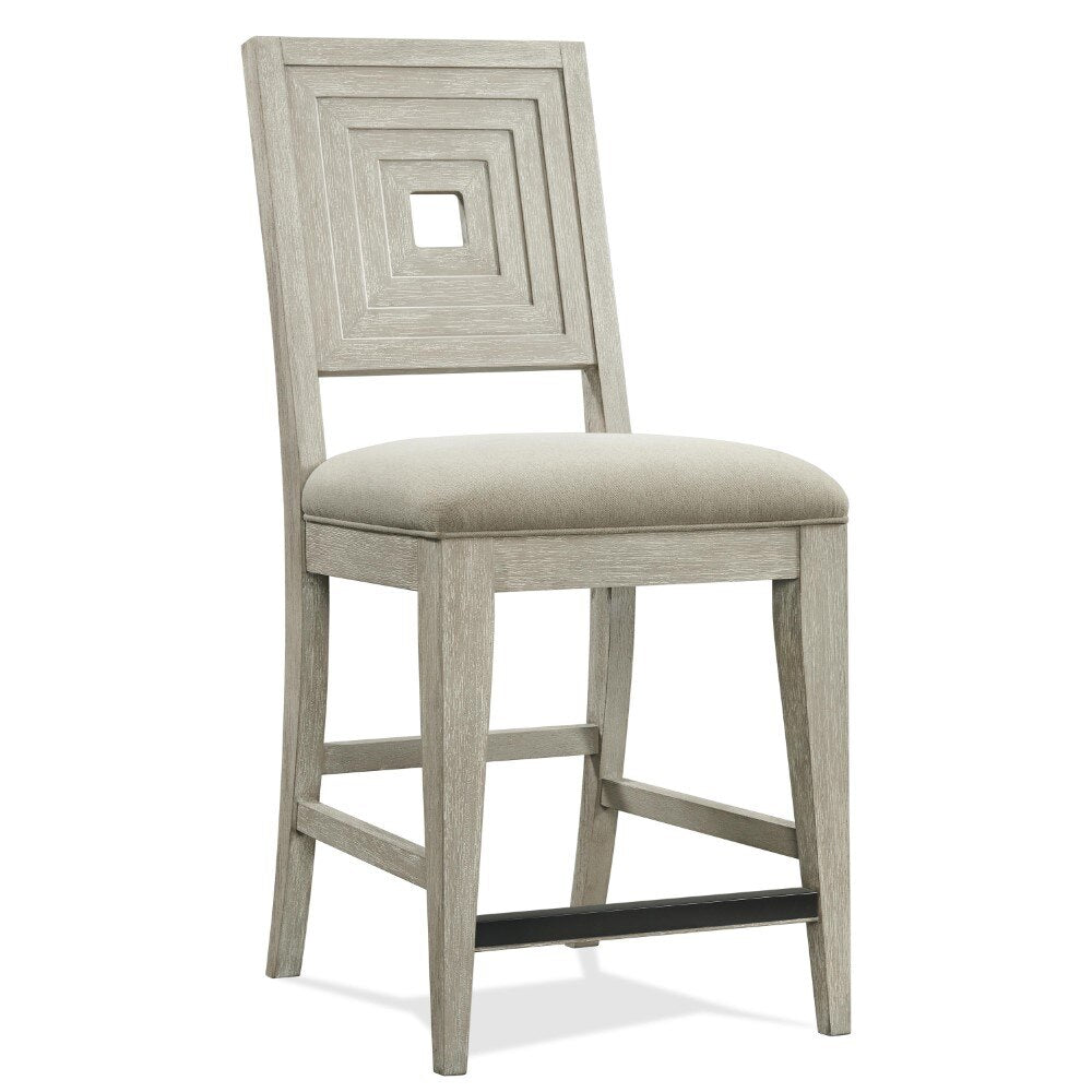 Riverside Furniture - Cascade Upholstered Wood Back Counter Stool (Set of 2) - 73443 veiw 1