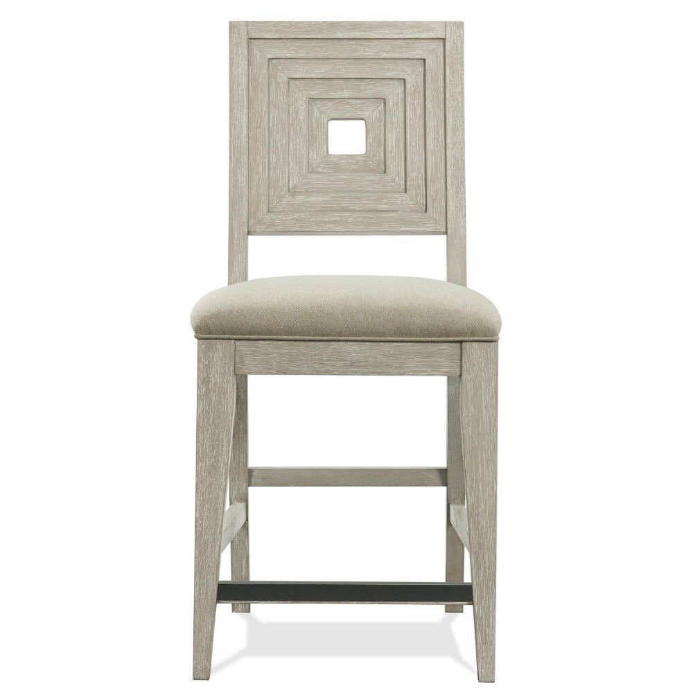 Riverside Furniture - Cascade Upholstered Wood Back Counter Stool (Set of 2) - 73443 veiw 3