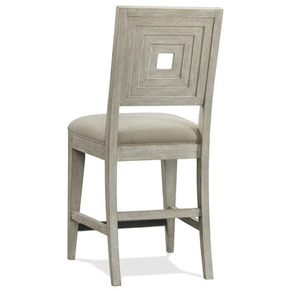 Riverside Furniture - Cascade Upholstered Wood Back Counter Stool (Set of 2) - 73443 veiw 4