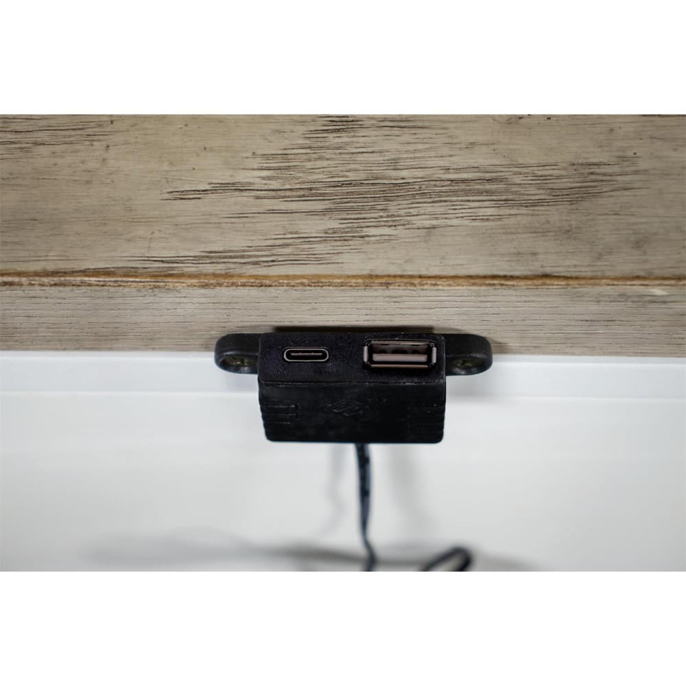 Riverside Furniture - Cora - 1-Drawer Nightstand - Cloud/Fog - 37298 view 7