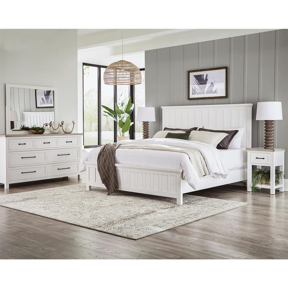 Riverside Furniture - Cora - 1-Drawer Nightstand - Cloud/Fog - 37298 view 10