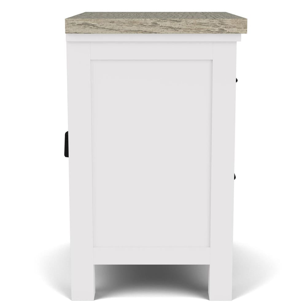 Riverside Furniture - Cora - 2-Drawer Nightstand - Cloud/Fog - 37299 view 4